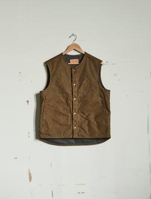 wax and wool vest